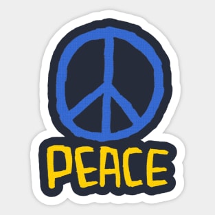 Stand With Ukraine, Peace Ukraine Sticker